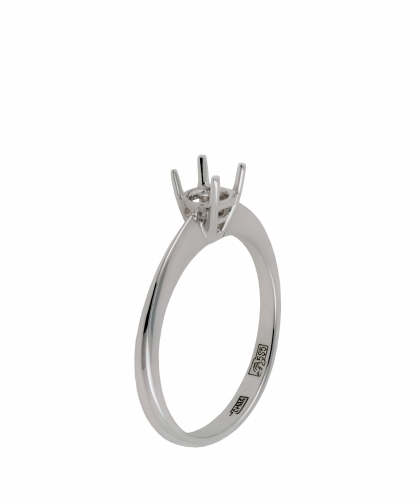 Кольцо-каст из белого золота 1ФД009-5,0   