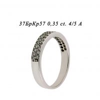 Кольцо из белого золота с бриллиантами СБ110-9001 
