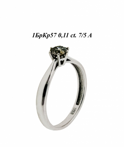 Кольцо из белого золота с бриллиантами 04245_0572     
