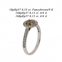 Кольцо из белого золота с бриллиантами 04256_0713     