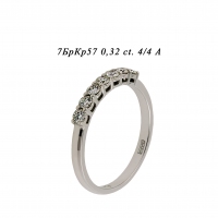 Кольцо из белого золота с бриллиантами 04265_0195    