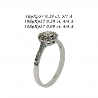 Кольцо из белого золота с бриллиантами 04350_0019    